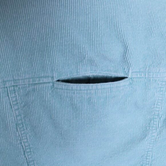 Candies Teal Corduroy Jacket with Rhinestone Buttons Kids Medium - Picture 10 of 14